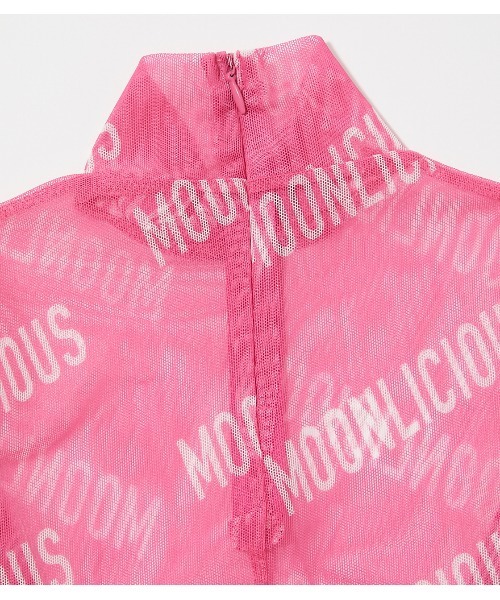 R4G（アールフォージー）の「[MOONLICIOUS]シースルーTOPS（Tシャツ/カットソー・レディース・ピンク/ブラック・SMALL/X-SMALL/MEDIUM/XX-SMALL）」の18枚目の写真