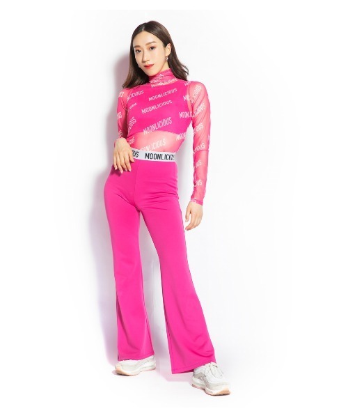 R4G（アールフォージー）の「[MOONLICIOUS]シースルーTOPS（Tシャツ/カットソー・レディース・ピンク/ブラック・SMALL/X-SMALL/MEDIUM/XX-SMALL）」の20枚目の写真