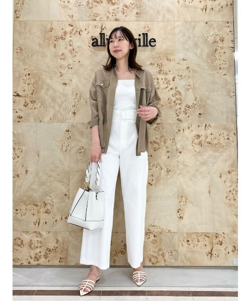 【定価17,000円】Ample　オーガンジーブラウス　ホワイト　M　ヤマダヤ 定価17,000円】Ample オーガンジーブラウス ホワイト M ヤマダヤ