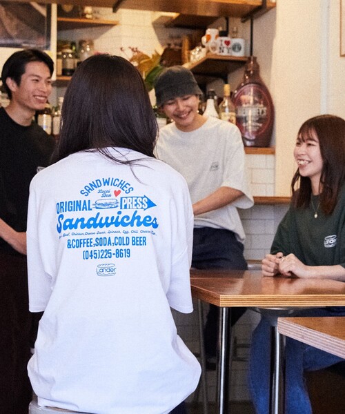 FREAK'S STORE tシャツ 限定展開 LANDER SANDWICHES×FREAK'S