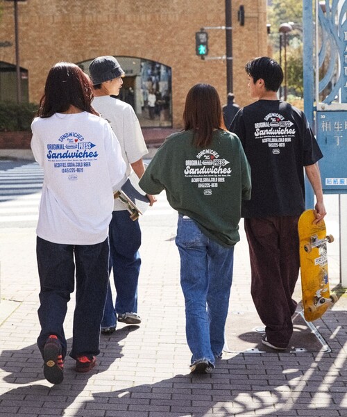 FREAK'S STORE(フリークスストア)の「【限定展開】LANDER×FREAK'S STORE/ランダー 別注 ビッグシルエット バックプリント クルーネックTシャツ(Tシャツ/カットソー・メンズ・ホワイト/アッシュグレー/ブラック/ダークグリーン・SMALL/MEDIUM/LARGE/X-LARGE)」の12枚目の写真