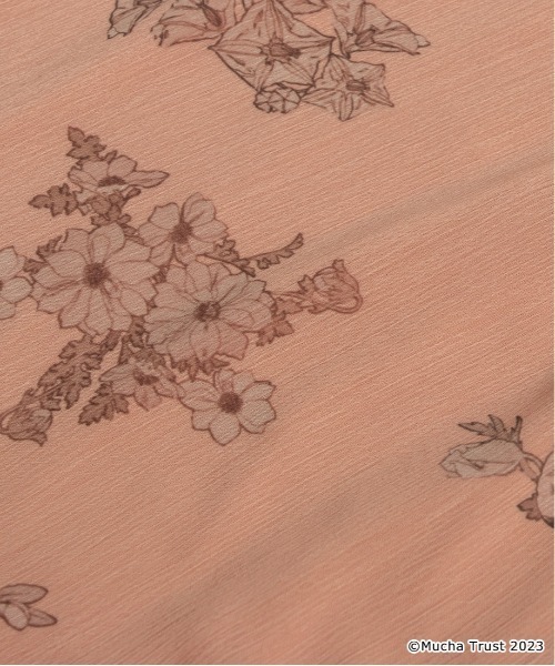 RANDA（ランダ）の「【Mucha×RANDA】フラワープリントスカート（スカート・レディース・クリーム/オレンジ・0/1）」の14枚目の写真