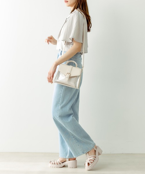 OLIVE des OLIVE（オリーブデオリーブ）の「ヒールアップグルカサンダル　1031130120（サンダル・レディース・ブラック/アイボリー・SMALL/MEDIUM/LARGE）」の21枚目の写真