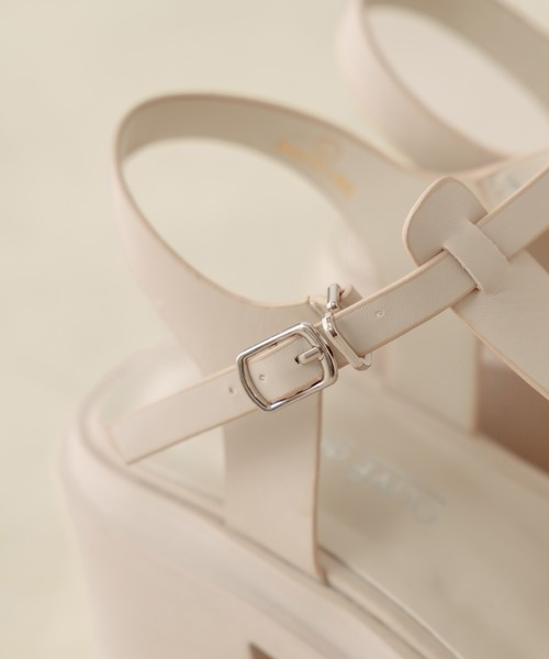 OLIVE des OLIVE（オリーブデオリーブ）の「ヒールアップグルカサンダル　1031130120（サンダル・レディース・ブラック/アイボリー・SMALL/MEDIUM/LARGE）」の20枚目の写真