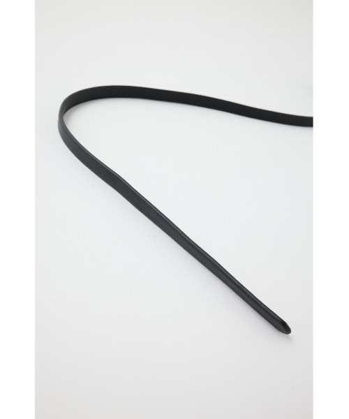 MOUSSY(マウジー)の「SLIM F/LEATHER LONG ベルト(ベルト・レディース・ブラック/ブラック系その他・FREE)」の6枚目の写真