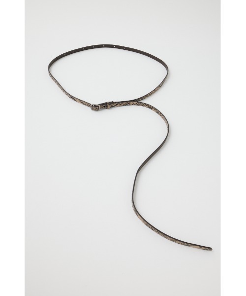 MOUSSY(マウジー)の「SLIM F/LEATHER LONG ベルト(ベルト・レディース・ブラック/ブラック系その他・FREE)」の9枚目の写真