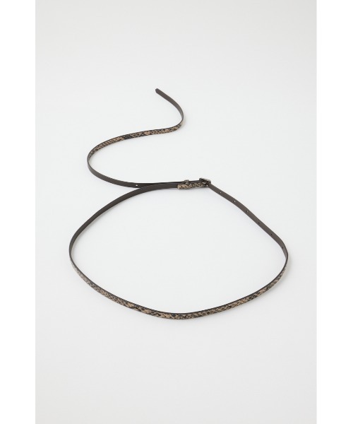 MOUSSY(マウジー)の「SLIM F/LEATHER LONG ベルト(ベルト・レディース・ブラック/ブラック系その他・FREE)」の5枚目の写真