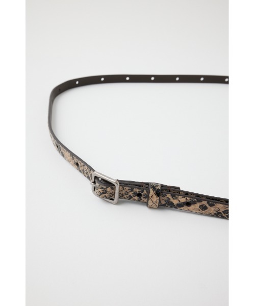 MOUSSY(マウジー)の「SLIM F/LEATHER LONG ベルト(ベルト・レディース・ブラック/ブラック系その他・FREE)」の8枚目の写真