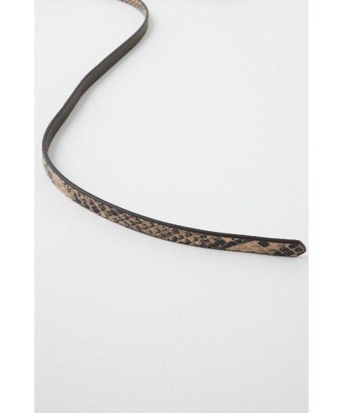 MOUSSY(マウジー)の「SLIM F/LEATHER LONG ベルト(ベルト・レディース・ブラック/ブラック系その他・FREE)」の11枚目の写真