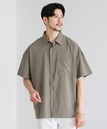 Buyer's Select/日本製Reflax(R)ウォッシャブルリネンライク接触冷感半袖シャツ