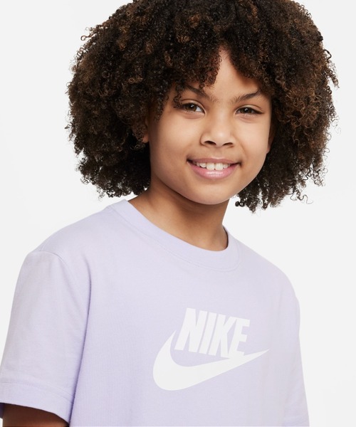 NIKE(ナイキ)の「NIKE/ナイキ キッズ Tシャツ FD0928-536(Tシャツ/カットソー・キッズ・ライトパープル・150cm/160cm/130cm/140cm)」の5枚目の写真