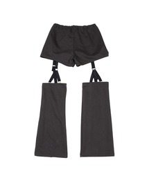 Land by MILKBOY 黒くしゅくしゅパンツ 赤い紐付き Land by MILKBOY 黒くしゅくしゅパンツ 赤い紐付き