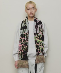 bal JACQUARD マフラー BAL（バル）の「【2023秋冬】JACQUARD KNIT SOCCER SCARF