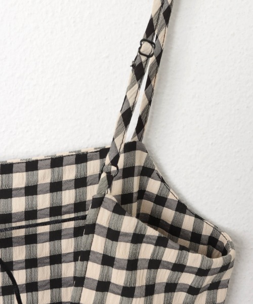 andme（アンドミー）の「バックオープンリボンキャミワンピース（ワンピース・レディース・イエロー/ブラック系/ブラック/イエロー×グリーン/ホワイト×ブラック/ブラウン系/グリーン系その他・FREE）」の19枚目の写真