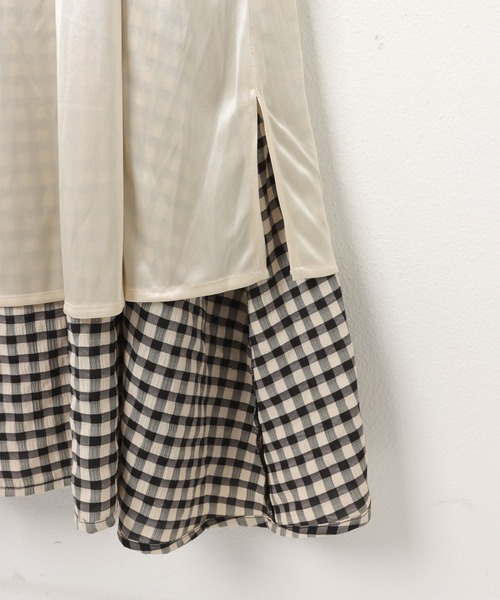 andme（アンドミー）の「バックオープンリボンキャミワンピース（ワンピース・レディース・イエロー/ブラック系/ブラック/イエロー×グリーン/ホワイト×ブラック/ブラウン系/グリーン系その他・FREE）」の22枚目の写真