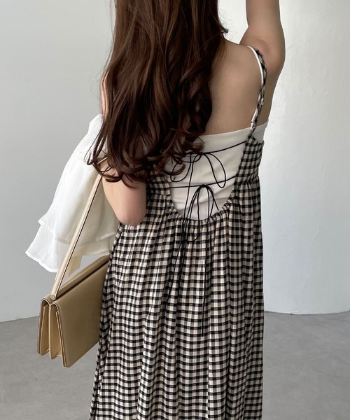 ワンピース M.I Heather ワンピース ラインZIPニットミニワンピース 149249