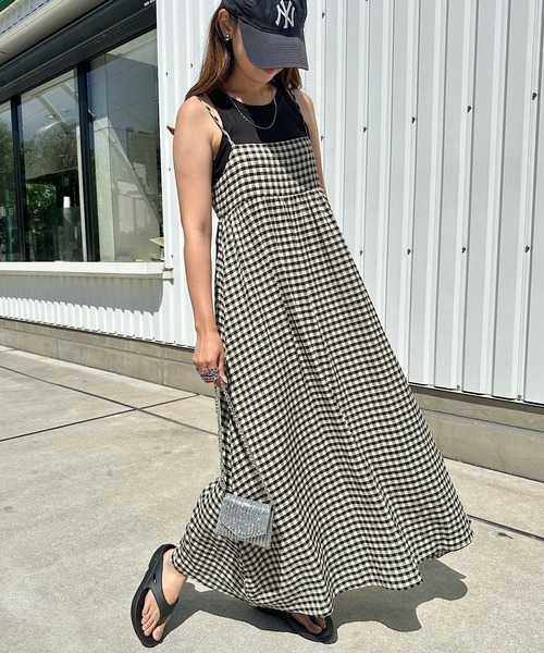 セール】バックオープンリボンキャミワンピース（ワンピース）｜andme