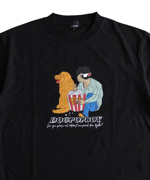 __gram.（スペースグラム）の「カートゥーンイラストTシャツ（Tシャツ/カットソー・メンズ・ホワイト/オートミール/ブラック系/ブラック/ホワイト系/アイボリー・M/L）」の5枚目の写真