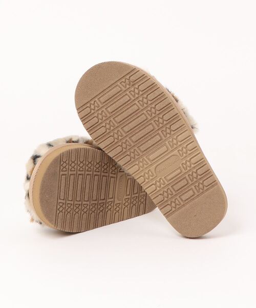 Minnetonka（ミネトンカ）の「【MINNETONKA】ミネトンカ　LULA　ファーサンダル　レオパード（サンダル・キッズ・レオパード・1/2/3）」の3枚目の写真