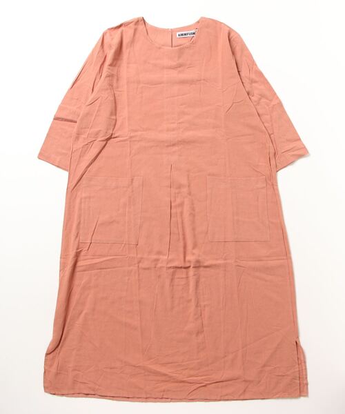 gossip!ロサンゼルス(ゴシップロサンゼルス)の「綿麻ワイドスリットワンピース(ワンピース・レディース・ブラック/ベージュ/ブラウン・FREE)」の6枚目の写真