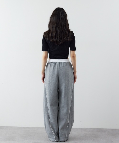 HANNE(アン)の「ハーフボディースーツTEE(Tシャツ/カットソー・レディース・ブラック/ブルー/ホワイト/レッド・FREE)」の12枚目の写真