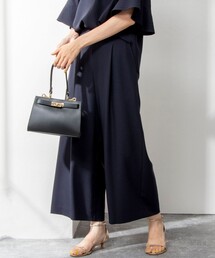 NOLLEY’S | ◇【WEB限定カラーあり】《セットアップ対応》ウォッシャブル麻調ワイドパンツ(その他パンツ)