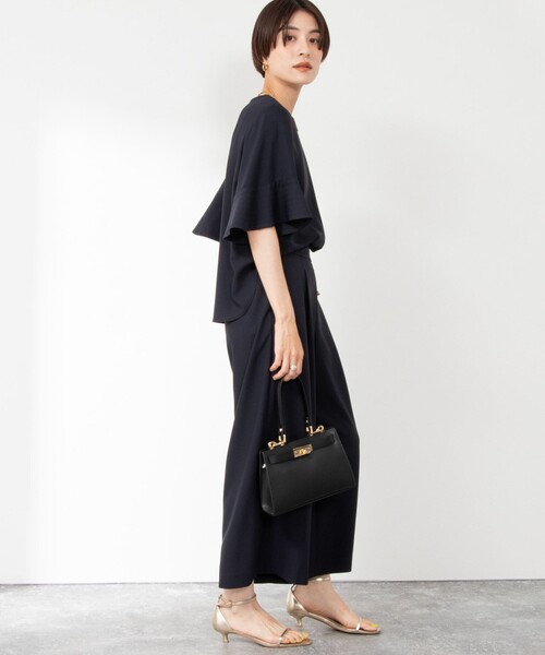 NOLLEY’S(ノーリーズ)の「◇【WEB限定カラーあり】《セットアップ対応》ウォッシャブル麻調ワイドパンツ(その他パンツ・レディース・ネイビー/ブラック/オフホワイト/チャコールグレー・34/36/38)」の17枚目の写真