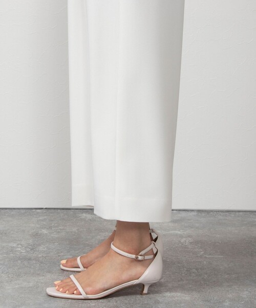 NOLLEY’S(ノーリーズ)の「◇【WEB限定カラーあり】《セットアップ対応》ウォッシャブル麻調ワイドパンツ(その他パンツ・レディース・ネイビー/ブラック/オフホワイト/チャコールグレー・34/36/38)」の8枚目の写真