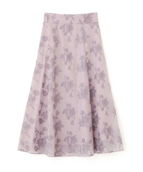 PROPORTION BODY DRESSING（プロポーションボディドレッシング）の「オーガン刺繍フレアスカート / 1213220806（スカート・レディース・ダークグレー/グレー/ピンク・MEDIUM/SMALL）」の20枚目の写真