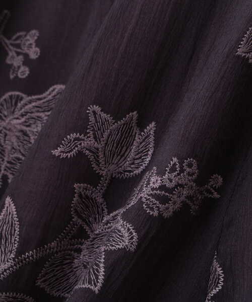 PROPORTION BODY DRESSING（プロポーションボディドレッシング）の「オーガン刺繍フレアスカート / 1213220806（スカート・レディース・ダークグレー/グレー/ピンク・MEDIUM/SMALL）」の15枚目の写真