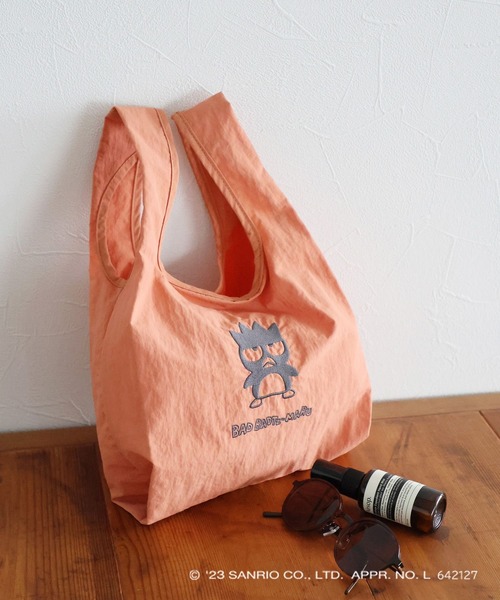 LEPSIM(レプシィム)の「【サンリオキャラクターズ】刺繍ミニトート 907700(エコバッグ/サブバッグ・レディース・イエロー/グリーン/オレンジ/ブルー/グレー/ライトパープル・ONE SIZE)」の1枚目の写真