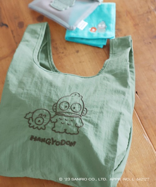 LEPSIM(レプシィム)の「【サンリオキャラクターズ】刺繍ミニトート 907700(エコバッグ/サブバッグ・レディース・イエロー/グリーン/オレンジ/ブルー/グレー/ライトパープル・ONE SIZE)」の3枚目の写真