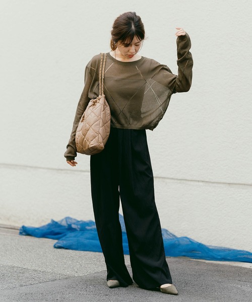 ZAKKA-BOX（ザッカボックス）の「スウェードフラットパンプス（パンプス・レディース・カーキ/ブラック/レオパード・23.5㎝/24㎝/24.5㎝/25㎝/23㎝）」の10枚目の写真