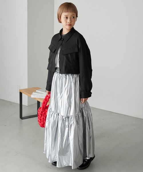 forksy.（フォルクシー）の「【forksy.】ファティーグクロップドシャツ