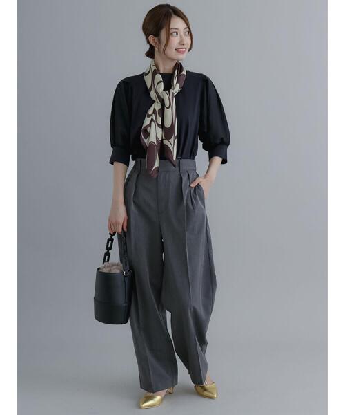 Te chichi(テチチ)の「ファー巾着バッグ(ハンドバッグ・レディース・ブラウン/ブラック・F)」の4枚目の写真