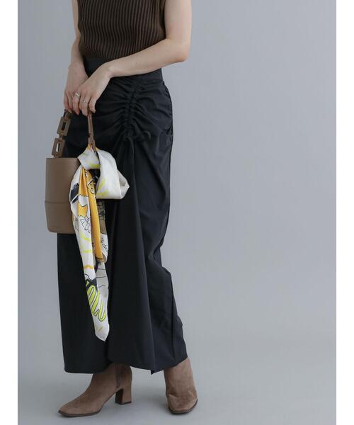 Te chichi(テチチ)の「ファー巾着バッグ(ハンドバッグ・レディース・ブラウン/ブラック・F)」の6枚目の写真