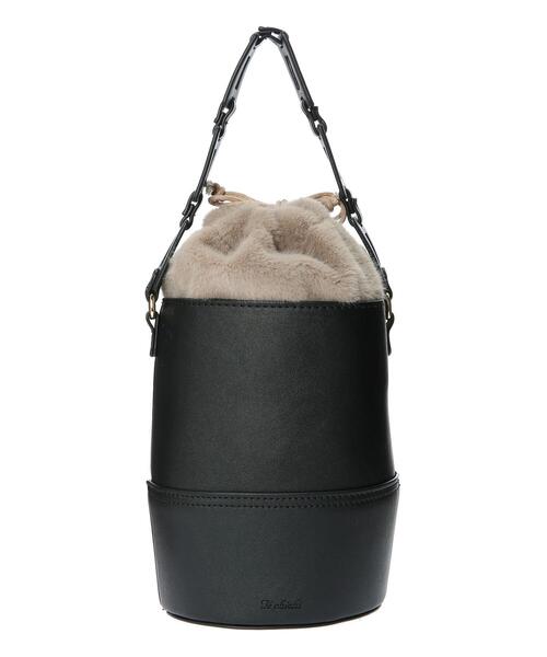 Te chichi(テチチ)の「ファー巾着バッグ(ハンドバッグ・レディース・ブラウン/ブラック・F)」の7枚目の写真