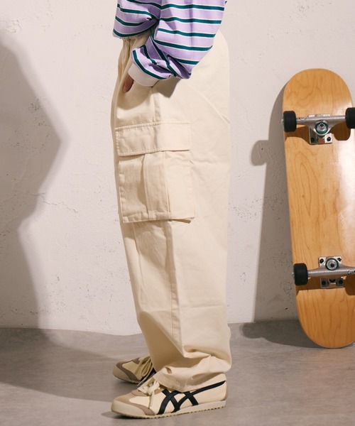 PAIRMANON STREET(ペアマノンストリート)の「【PAIRMANON STREET】ピグメント加工 バルーン カーゴ パンツ(カーゴパンツ・キッズ・カーキ/ブラック/オレンジ系その他/ブラウン/ベージュ/オフホワイト・150/100/90/110/120/140/130/160)」の13枚目の写真