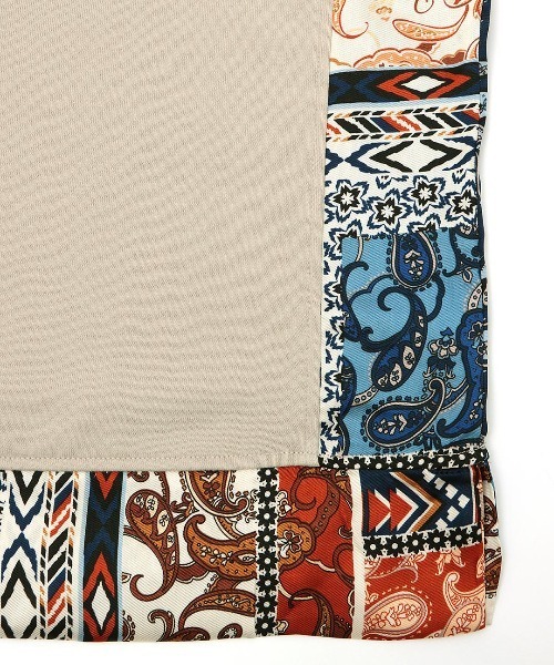 チチカカ（チチカカ）の「柄切替ポンチョスウェットプルオーバー（スウェット・レディース・ブルーグリーン/グレー/ブラウン・FREE）」の16枚目の写真