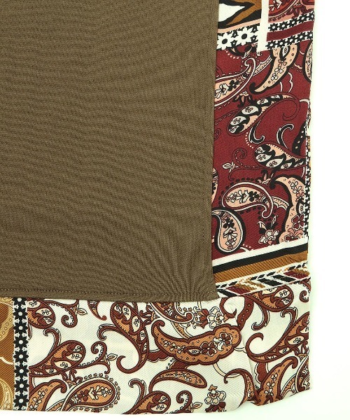 チチカカ（チチカカ）の「柄切替ポンチョスウェットプルオーバー（スウェット・レディース・ブルーグリーン/グレー/ブラウン・FREE）」の17枚目の写真