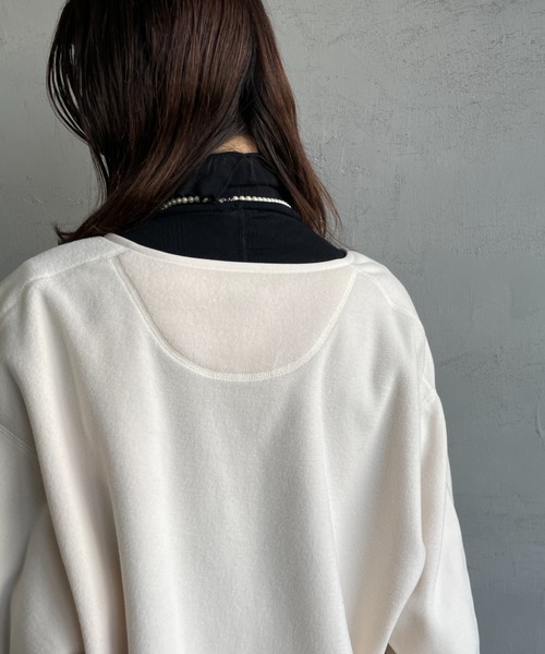 DANTON（ダントン）の「【WEB限定】[DANTON/ダントン] ポーラテック Vネックフリースジップジャケット（その他アウター・レディース・グレー/アイボリー/ブラック・M/L）」の11枚目の写真