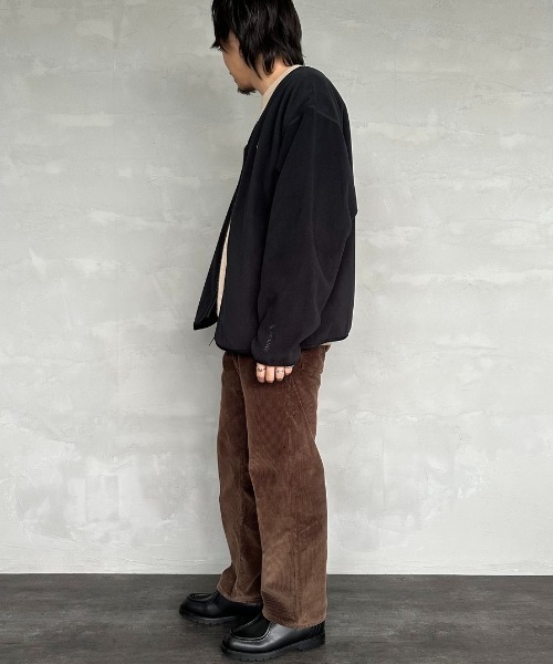 WEB限定】[DANTON/ダントン] ポーラテック Vネックフリースジップ