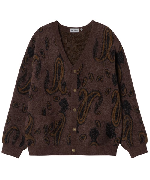 Carhartt WIP（カーハートダブリューアイピー）の「Carhartt WIP/カーハートダブリューアイピー MEDFORD CARDIGAN ニットカーディガン アルパカ I032351（ニット/セーター・メンズ・ブラウン/グリーン・S/M/L）」の6枚目の写真
