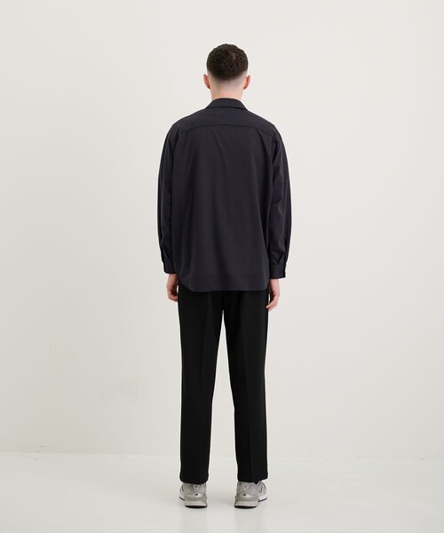 CITY TOKYO（シティトウキョウ）の「KANEMASA KNITTING ストレッチチェックシャツ（シャツ/ブラウス・メンズ・ダークブラウン/ダークグレー・2/1）」の6枚目の写真