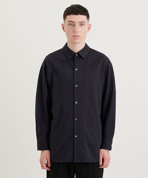 CITY TOKYO（シティトウキョウ）の「KANEMASA KNITTING ストレッチチェックシャツ（シャツ/ブラウス・メンズ・ダークブラウン/ダークグレー・2/1）」の7枚目の写真