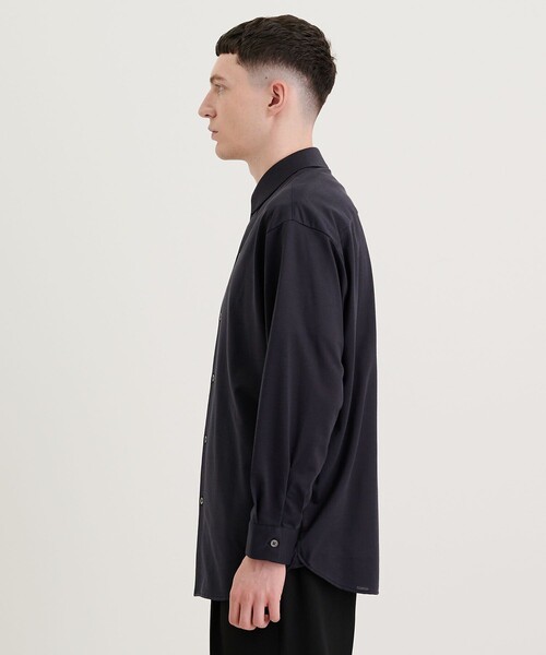 CITY TOKYO（シティトウキョウ）の「KANEMASA KNITTING ストレッチチェックシャツ（シャツ/ブラウス・メンズ・ダークブラウン/ダークグレー・2/1）」の8枚目の写真