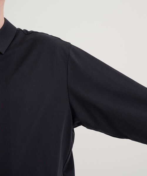 CITY TOKYO（シティトウキョウ）の「KANEMASA KNITTING ストレッチチェックシャツ（シャツ/ブラウス・メンズ・ダークブラウン/ダークグレー・2/1）」の11枚目の写真