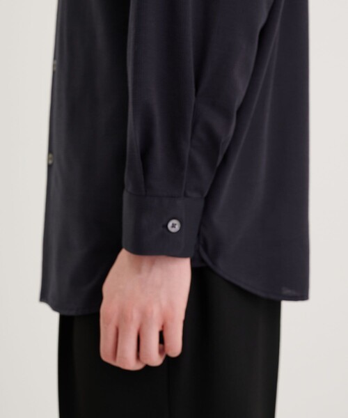 CITY TOKYO（シティトウキョウ）の「KANEMASA KNITTING ストレッチチェックシャツ（シャツ/ブラウス・メンズ・ダークブラウン/ダークグレー・2/1）」の12枚目の写真