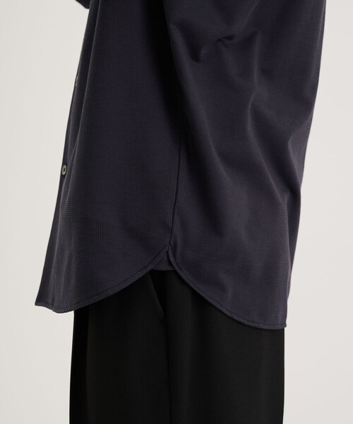 CITY TOKYO（シティトウキョウ）の「KANEMASA KNITTING ストレッチチェックシャツ（シャツ/ブラウス・メンズ・ダークブラウン/ダークグレー・2/1）」の13枚目の写真