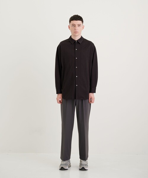 CITY TOKYO（シティトウキョウ）の「KANEMASA KNITTING ストレッチチェックシャツ（シャツ/ブラウス・メンズ・ダークブラウン/ダークグレー・2/1）」の17枚目の写真